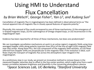 Using HMI to Understand Flux Cancellation (.ppt)