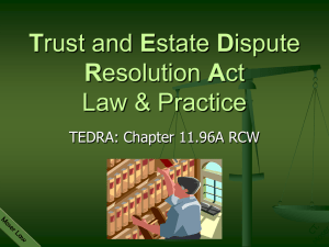 TEDRA is a - Advocates Law Group