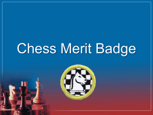 Chess Merit Badge Power Point