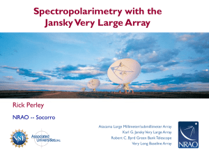 Wideband Polarimetry with the Jansky Very Large