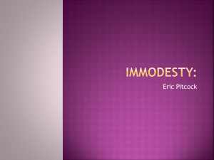 Immodesty - Shield of Faith TV