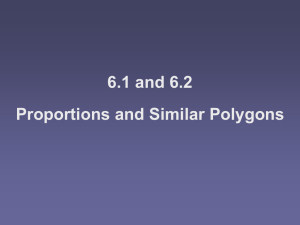 6.1 and 6.2 ratios - proportions