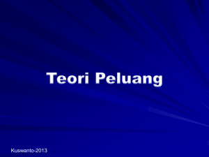 Kwt-5.Teori Peluang-2013