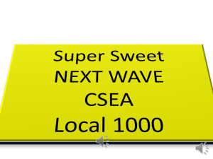 CSEA/AFSCME Local 1000 Presentation
