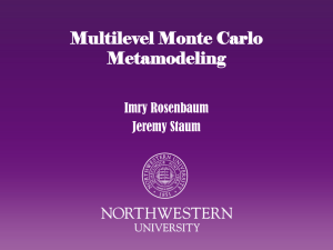 Multilevel monte Carlo metamodelling