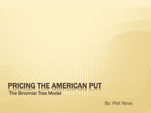 Pricing the American Put