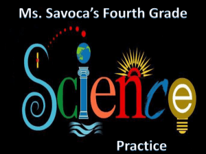 Fourth Grade Science Practice