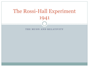The Rossi-Hall Experiment
