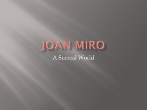 Joan Miro was a painter from Spain