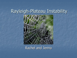 Rayleigh-Plateau Instability