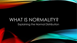 File - What is Normality