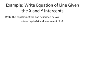 Example: Writing an Equation from a Table