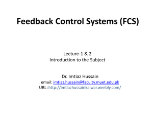 Lecture-1 & 2: Introduction to the Subject - Dr. Imtiaz Hussain