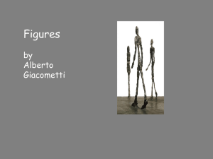 Figures by Alberto Giacometti and Antony Gormley