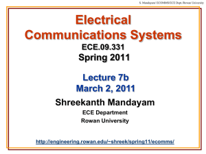 ECOMMS Lecture - Rowan University