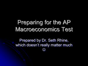 Preparing for the AP Macroeconomics Test