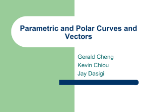 Parametric and Polar Curves and Vectors