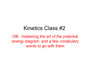 Kinetics Class #2