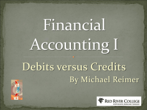 The Basics of Accounting