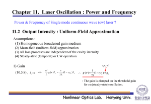 11.2 Output Intensity