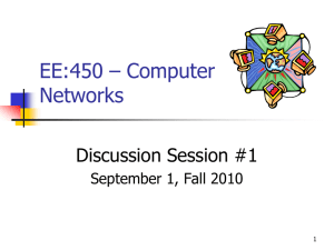 EE:450Z – Computer Networks