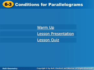 g_ch06_03 Conditions for Parallelograms
