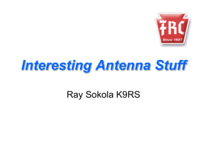 Interesting Antenna Stuff by Ray Sokola, K9RS