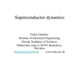 Superconductor Dynamics