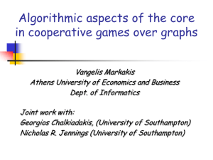Algorithmic Aspects of the Core in Cooperative Games over Graphs.