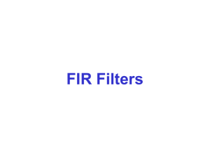 FIR filters