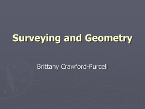 Surveying and Geometry