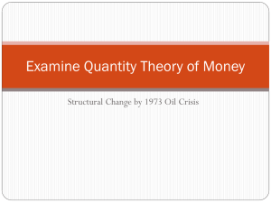 Examine Quantity Theory of Money