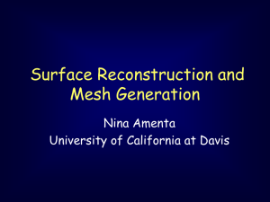 The Power Crust Algorithm for Surface Reconstruction