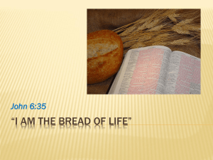 I am the bread of Life