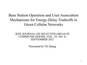 Base Station Operation and User Association Mechanisms for
