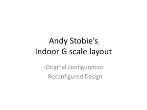 Andy Stobie`s Indoor G scale layout