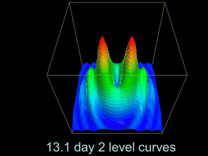 13.1 day 2 level curves