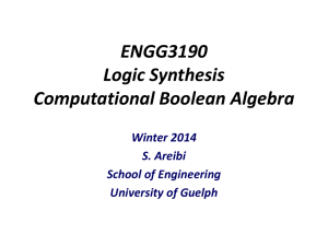 Lecture Notes on ``Computational Boolean Algebra`` (PPT Slides)