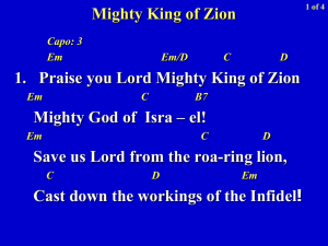 Mighty King of Zion - CFC-FFL
