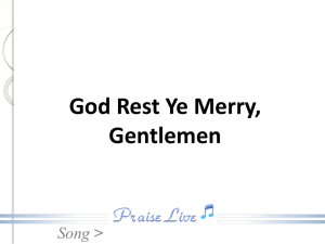 God Rest Ye Merry, Gentlemen Song