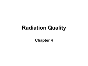 Radiation Quality