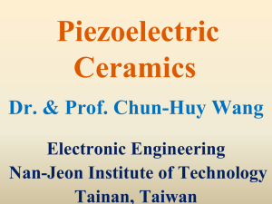 Piezoelectric Ceramics