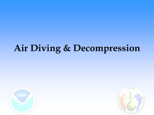 Air Diving and Decompression