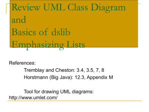 4 Review UML and List