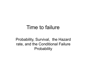 Time to failure - livingreliability.com