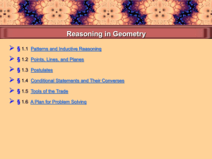 Reasoning in Geometry
