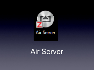 Use Air Server with your iPad