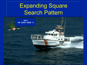 Expanding Square Search Patterns