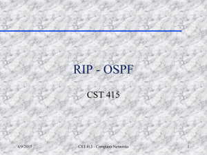 RIP/OSPF