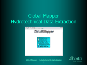 Global Mapper - Alberta Ministry of Transportation